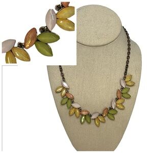 Beautiful Multicolored Stone Necklace